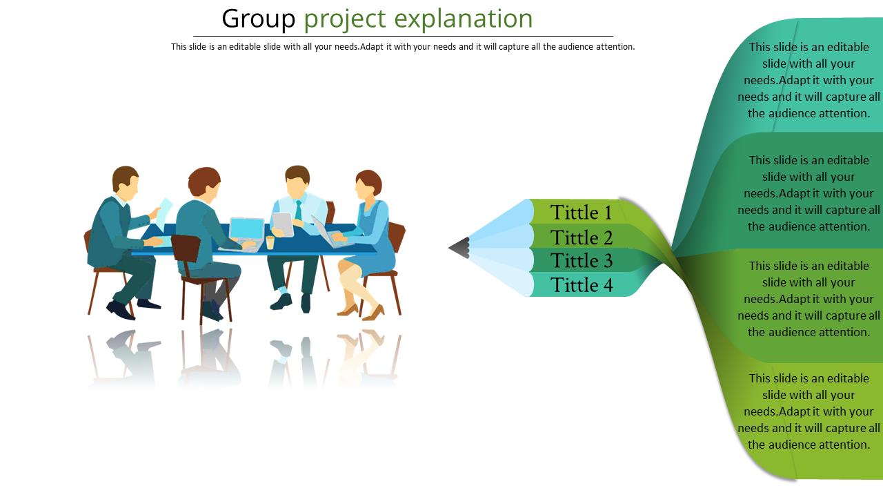 Innovative Group PowerPoint Presentation Template Slide